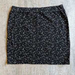 H&M Star Celestial Pattern Miniskirt - size 10 (medium)